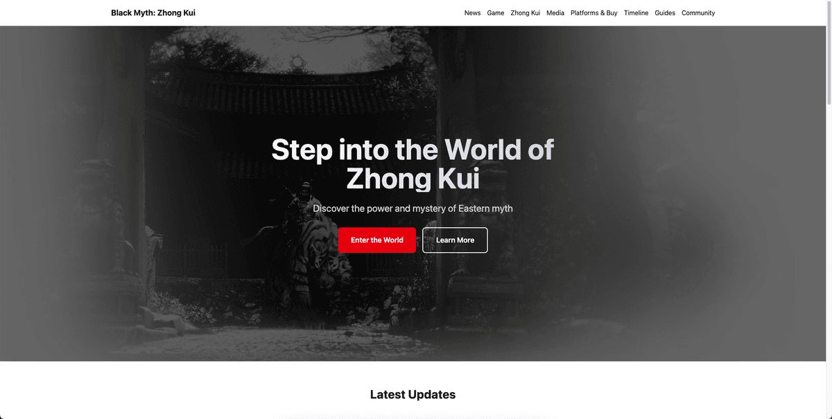 Black Myth: Zhong Kui - Official Fan Site